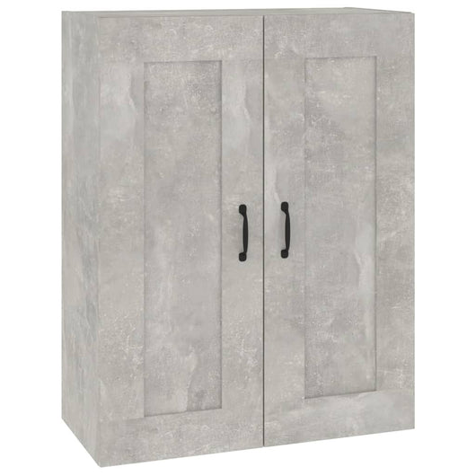 Armadietto Pensile a Parete Grigio Cemento 69,5x32,5x90 cm cod mxl 14849