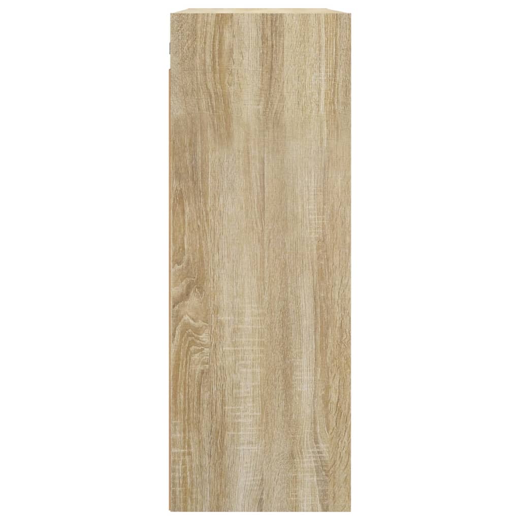 Armadietto Pensile a Parete Rovere Sonoma 69,5x32,5x90 cm cod mxl 20089