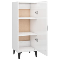 Credenza 34,5x34x90 cm in Legno Multistrato Bianco Lucido 812336