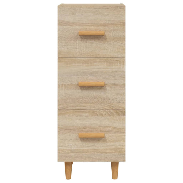 Credenza Rovere Sonoma 34,5x34x90 cm in Legno Multistrato cod mxl 27189