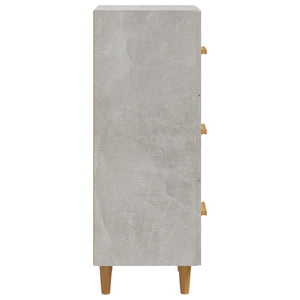 Credenza Grigio Cemento 34,5x34x90 cm in Legno Multistrato cod mxl 26770