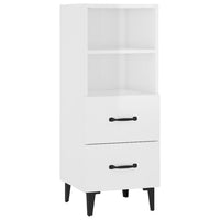 Credenza 34,5x34x90 cm in Legno Multistrato Bianco Lucido cod mxl 65666