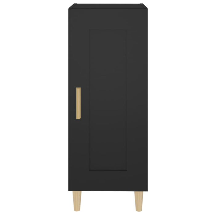 Credenza Nero 34,5x34x90 cm in Legno Multistrato cod mxl 8854