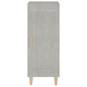 Credenza Grigio Cemento 34,5x34x90 cm in Legno Multistrato 812415