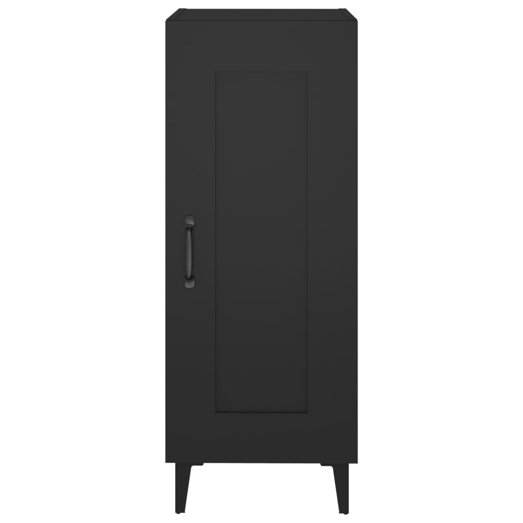 Credenza Nero 34,5x34x90 cm in Legno Multistrato 812421