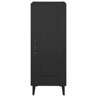 Credenza Nero 34,5x34x90 cm in Legno Multistrato 812421