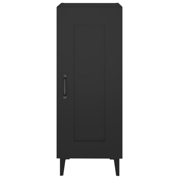 Credenza Nero 34,5x34x90 cm in Legno Multistrato 812421