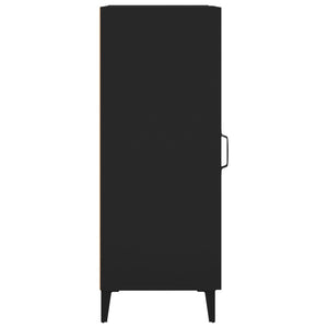 Credenza Nero 34,5x34x90 cm in Legno Multistrato 812421