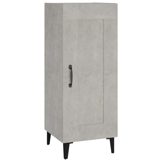 Credenza Grigio Cemento 34,5x34x90 cm in Legno Multistrato cod mxl 9602