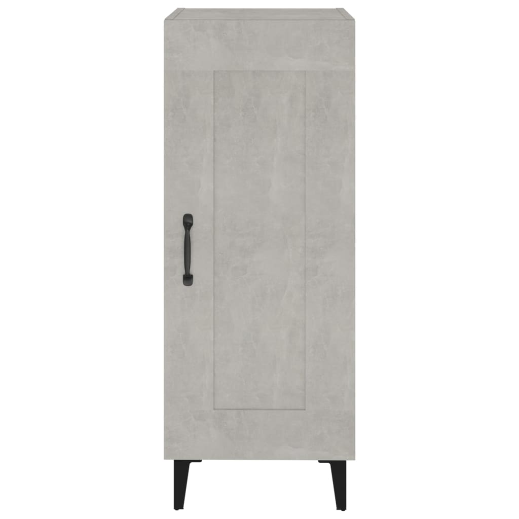 Credenza Grigio Cemento 34,5x34x90 cm in Legno Multistrato cod mxl 9602