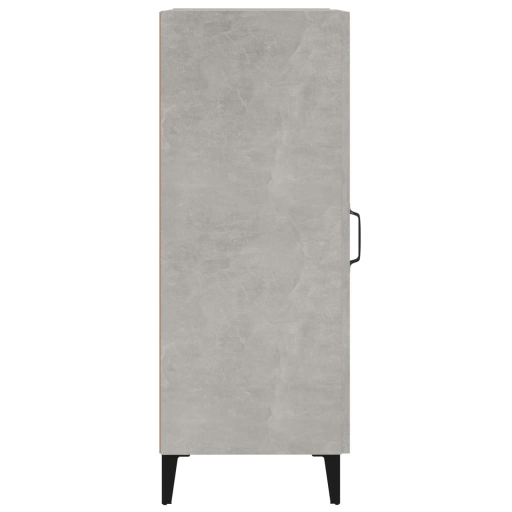 Credenza Grigio Cemento 34,5x34x90 cm in Legno Multistrato cod mxl 9602