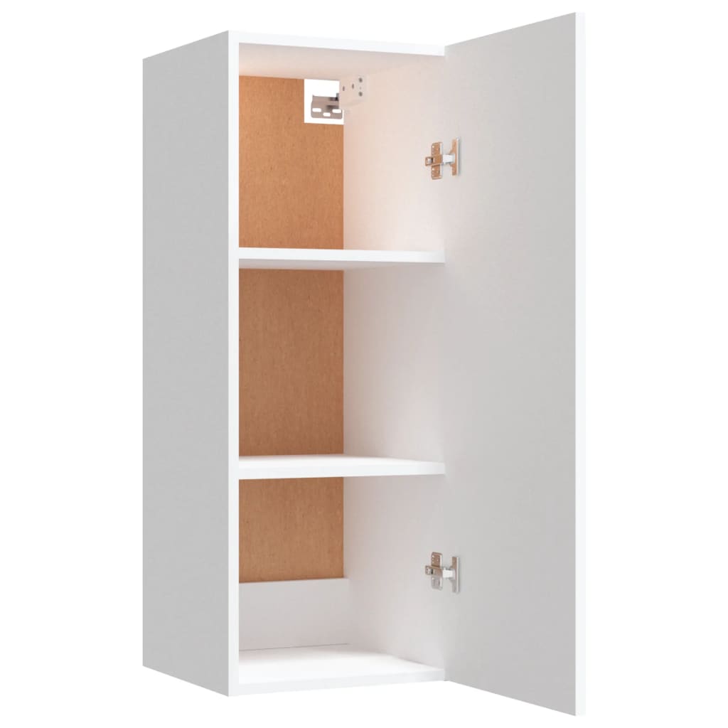 Armadietto a Muro Bianco 34,5x34x90 cm in Legno Multistrato 812429