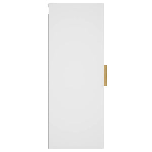 Armadietto a Muro Bianco 34,5x34x90 cm in Legno Multistrato cod mxl 33688