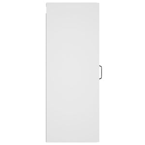 Armadietto Pensile a Muro Bianco 34,5x34x90cm Legno Multistrato cod mxl 49104