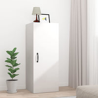 Mobile Parete Bianco Lucido 34,5x34x90 cm in Legno Multistrato cod mxl 32936