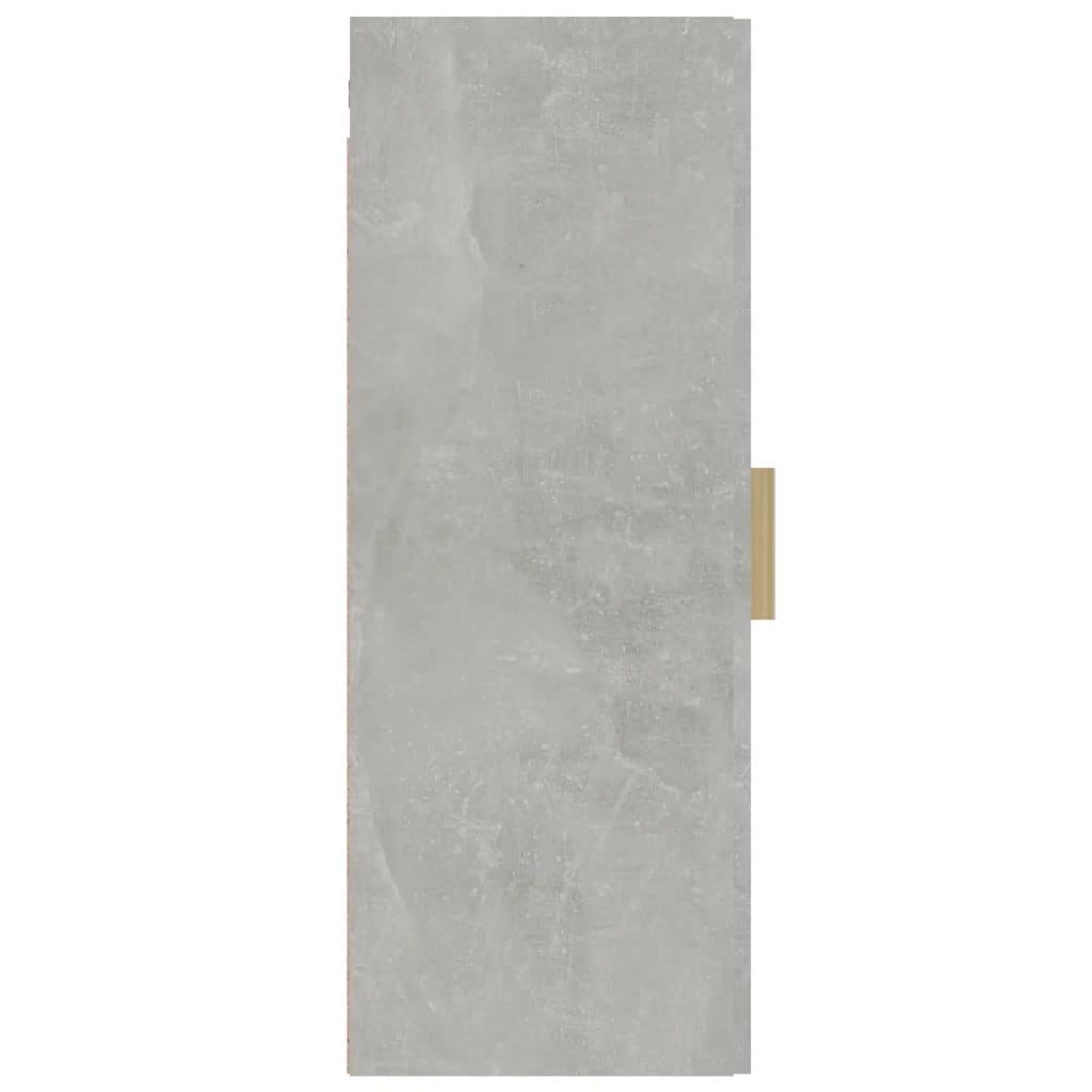 Armadietto Pensile a Parete Grigio Cemento 34,5x34x90 cm 812451