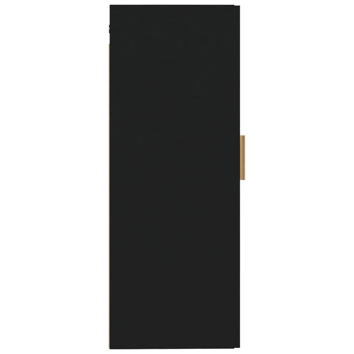 Armadietto a Muro Nero 35x34x90 cm in Legno Multistrato cod mxl 32943