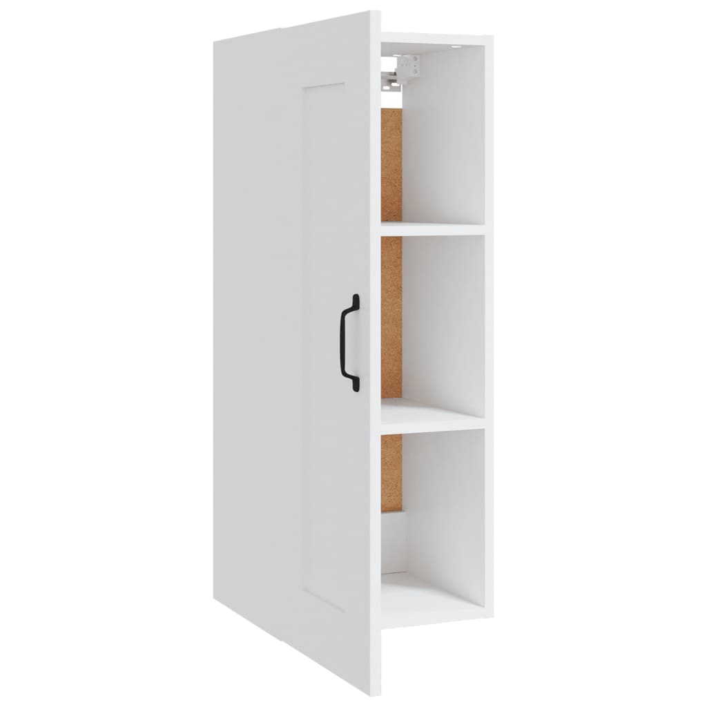 Mobile Pensile Bianco 35x34x90 cm in Legno Multistrato cod mxl 50486