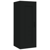 Mobile Pensile Nero 35x34x90 cm in Legno Multistrato 812475