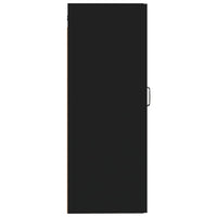 Mobile Pensile Nero 35x34x90 cm in Legno Multistrato cod mxl 52062