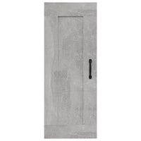 Mobile Pensile Grigio Cemento 35x34x90 cm in Legno Multistrato cod mxl 47021