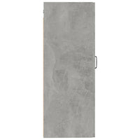 Mobile Pensile Grigio Cemento 35x34x90 cm in Legno Multistrato cod mxl 47021