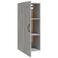 Mobile Pensile Grigio Cemento 35x34x90 cm in Legno Multistrato cod mxl 47021