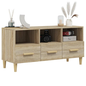 Mobile Porta TV Rovere Sonoma 102x36x50 cm Legno Multistrato