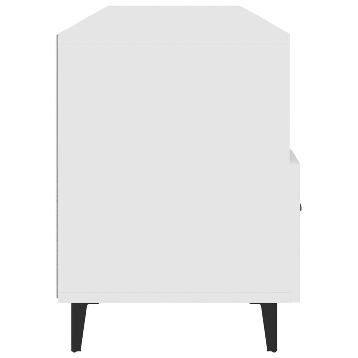 Mobile Porta TV Bianco 102x35x50 cm in Legno Multistrato