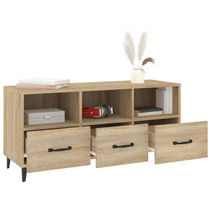 Mobile Porta TV Rovere Sonoma 102x35x50 cm Legno Multistrato cod mxl 20473