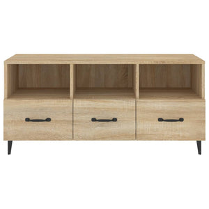 Mobile Porta TV Rovere Sonoma 102x35x50 cm Legno Multistrato cod mxl 20473