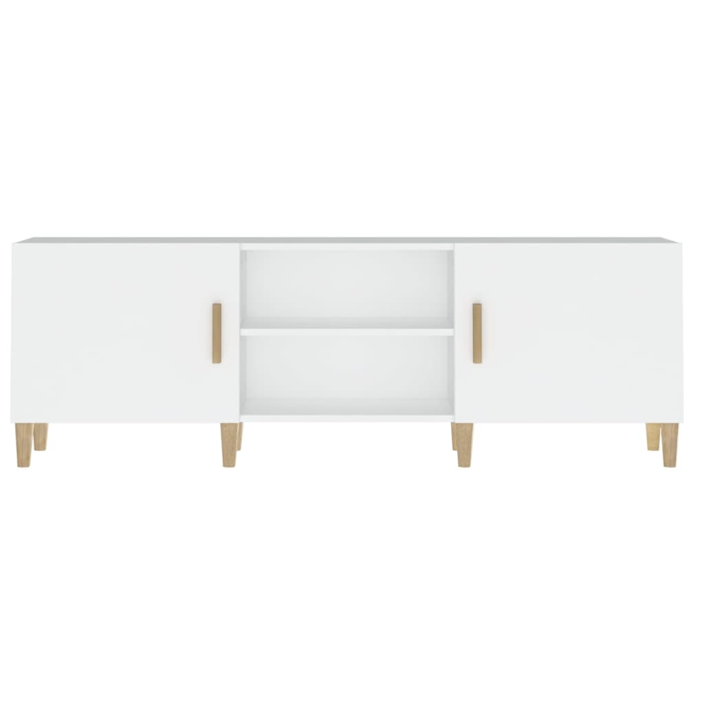 Mobile Porta TV Bianco 150x30x50 cm in Legno Multistrato 812618