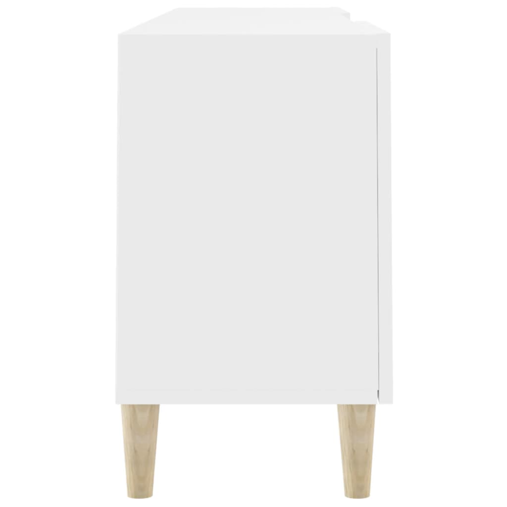 Mobile Porta TV Bianco 150x30x50 cm in Legno Multistrato cod mxl 15351