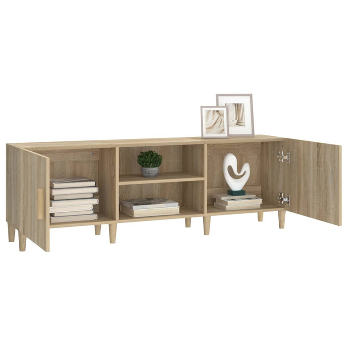 Mobile Porta TV Rovere Sonoma 150x30x50 cm Legno Multistrato 812621