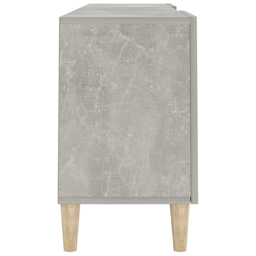 Mobile Porta TV Grigio Cemento 150x30x50cm in Legno Multistrato cod mxl 8052