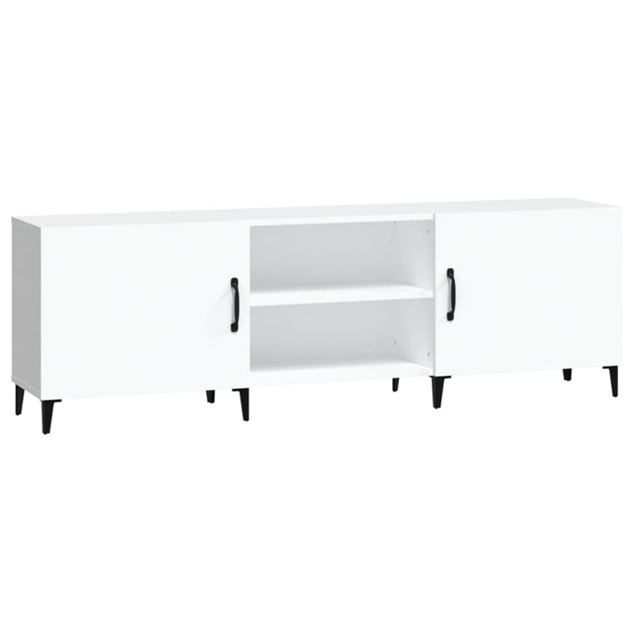 Mobile Porta TV Bianco 150x30x50 cm in Legno Multistrato cod mxl 19406