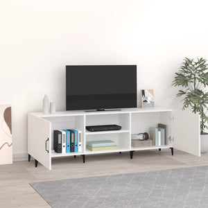 Mobile Porta TV Bianco 150x30x50 cm in Legno Multistrato cod mxl 19406