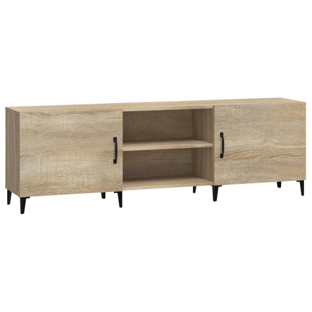 Mobile Porta TV Rovere Sonoma 150x30x50 cm Legno Multistrato cod mxl 20973