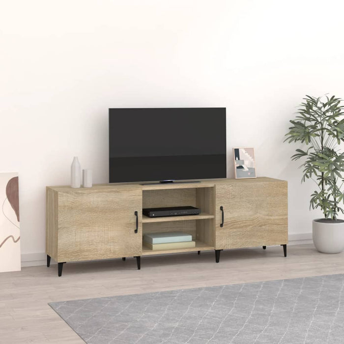 Mobile Porta TV Rovere Sonoma 150x30x50 cm in Legno Multistrato 812630