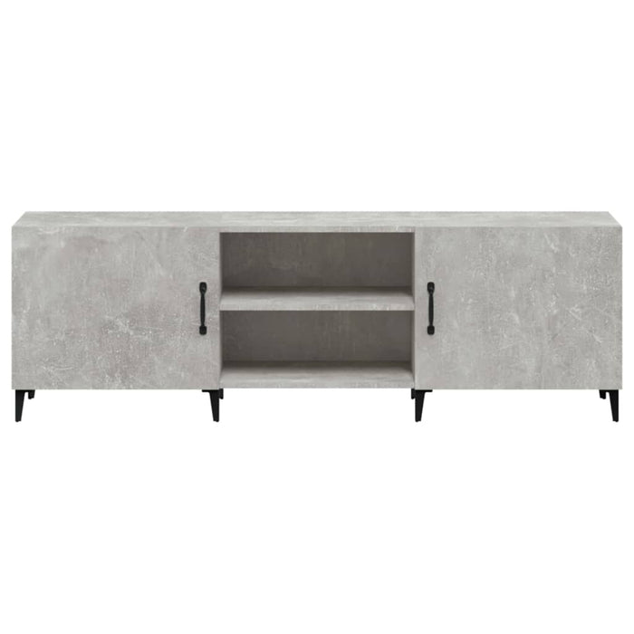 Mobile Porta TV Grigio Cemento 150x30x50cm in Legno Multistrato 812631