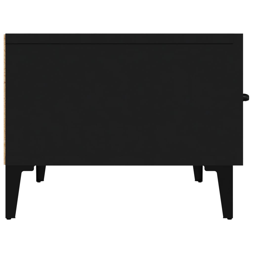 Mobile Porta TV Nero 150x34,5x30 cm in Legno Multistrato cod mxl 12682