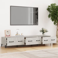 Mobile Porta TV Grigio Cemento 150x34,5x30 cm Legno Multistrato cod mxl 9594