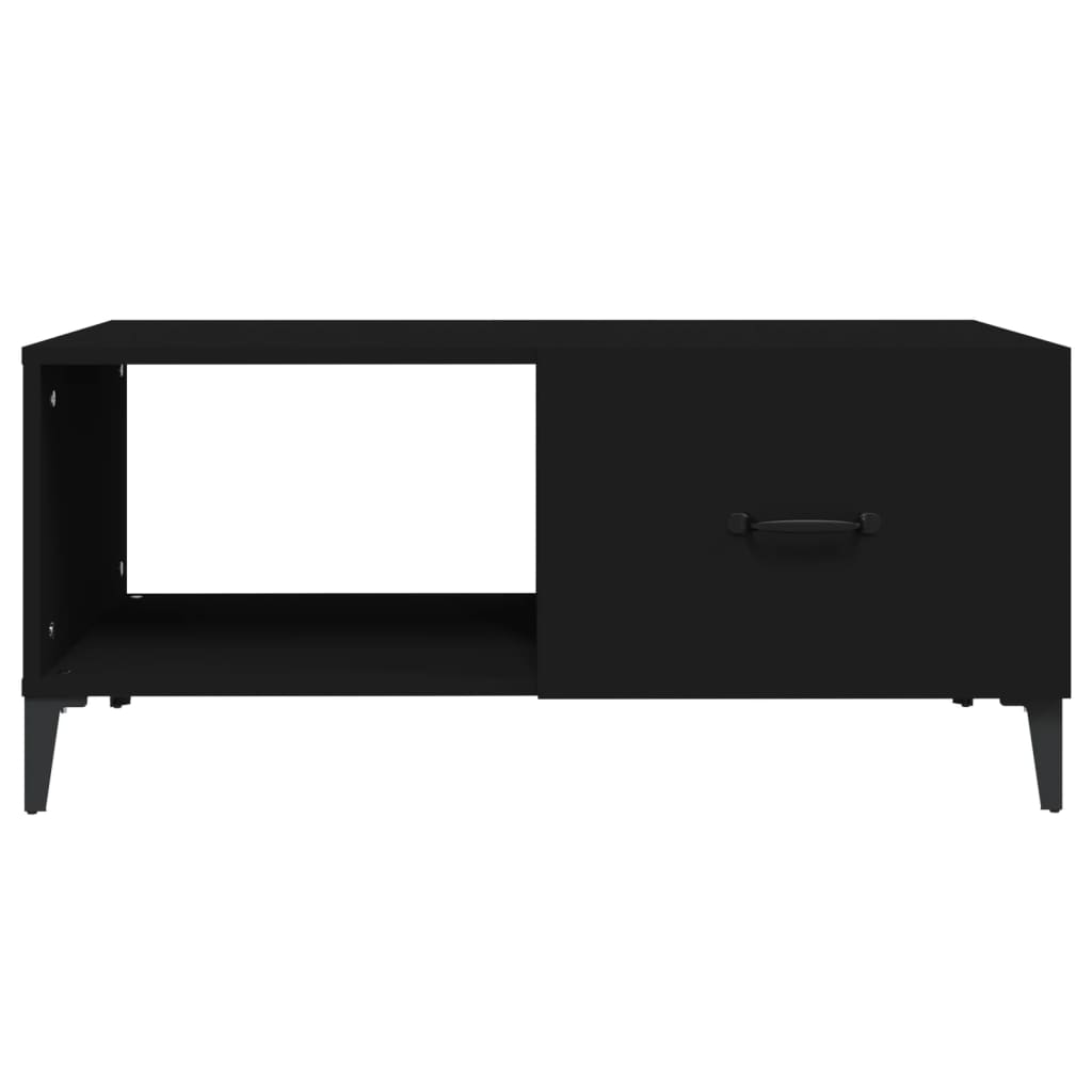 Tavolino da Salotto Nero 90x50x40 cm in Legno Multistrato cod mxl 26242