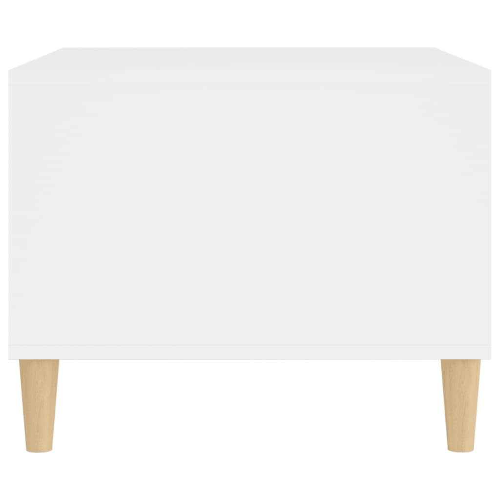 Tavolino da Salotto Bianco 60x40x50 cm in Legno Multistrato cod mxl 29771