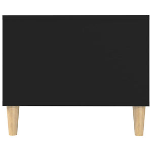 Tavolino da Salotto Nero 102x50x40 cm in Legno Multistrato 812691