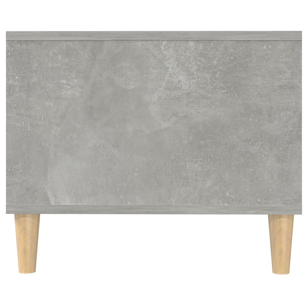 Tavolino Salotto Grigio Cemento 102x50x40 cm Legno Multistrato