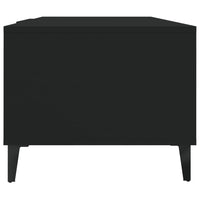 Tavolino da Salotto Nero 102x50x40 cm in Legno Multistrato cod mxl 27427