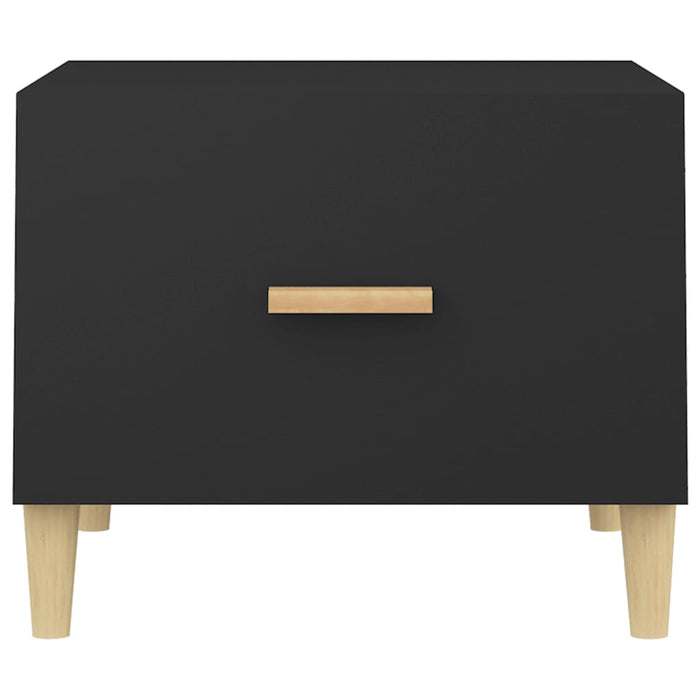 Tavolino da Salotto Nero 50x50x40 cm in Legno Multistrato 812710