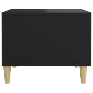 Tavolino da Salotto Nero 50x50x40 cm in Legno Multistrato 812710