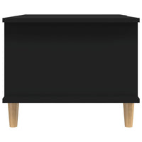 Tavolino da Salotto Nero 90x50x40 cm in Legno Multistrato 812745